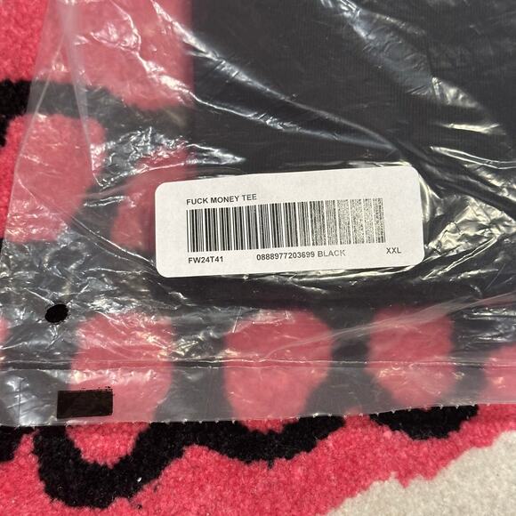 Supreme F Money Tee - Black - XXL - Brand New - Picture 4 of 6